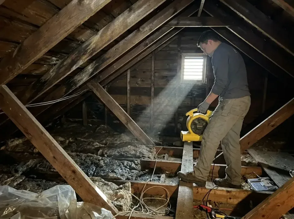 attic-water-damage-drying-proc-007 — frequently asked questions, Emergency Water Extraction & 24/7 Flood Response in Violet,…